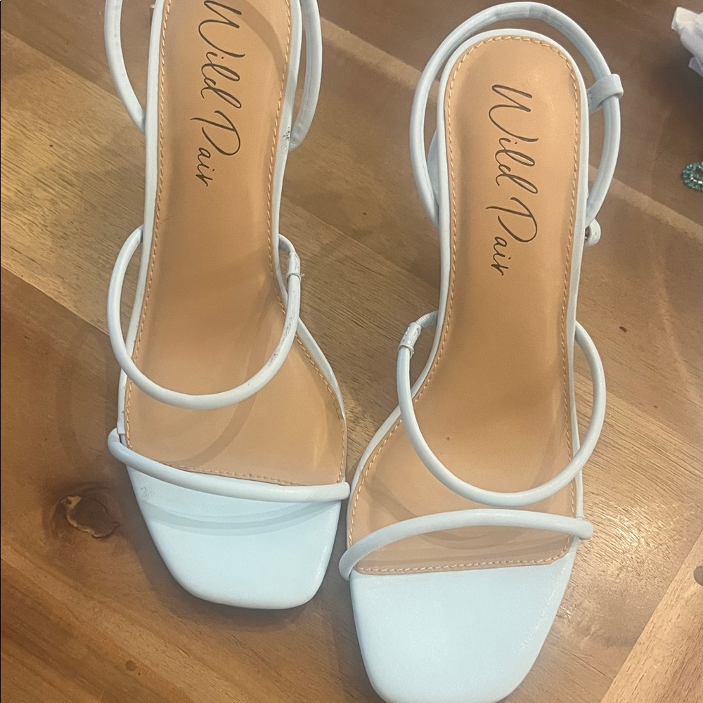 Wild Pair Sky Blue Strappy Heels